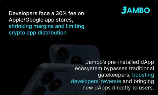 taeheecrypto's tweet image. 🚨 Developers are losing 30% of their revenue to Apple/Google app store fees! 📉

💻 Enter Jambo — a game-changing ecosystem that bypasses traditional gatekeepers, boosting devs’ revenue and bringing fresh dApps straight to users. 🚀

#Web3 #CryptoApps #BlockchainInnovation…