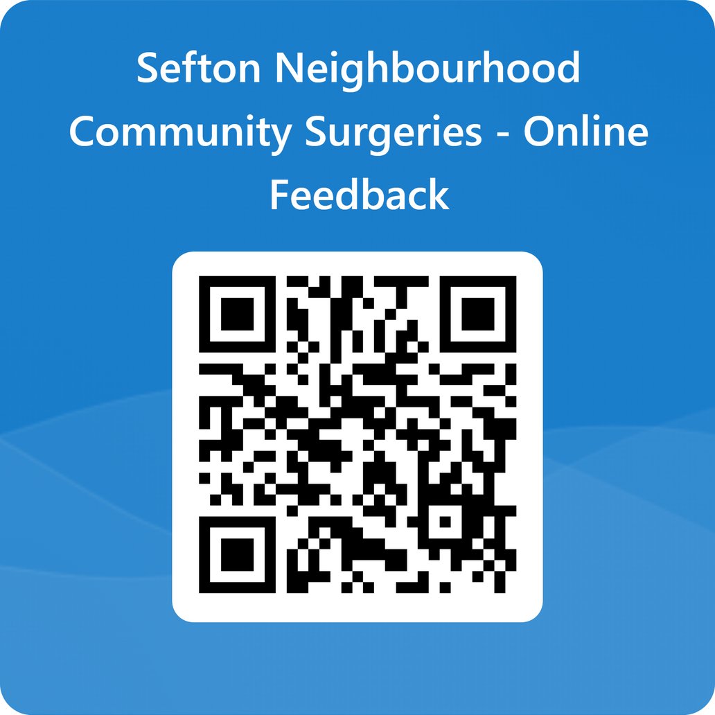 COMMUNITY SURGERY | Morning! A reminder that South Sefton Neighbourhood Team officers will be at:
📍 The L30 Community Centre
🗓️ TODAY - 14th March
⏰ 10am to 12pm
Can't make it to see us for a chat? You can also give us your feedback here:
orlo.uk/iMzTT

#MySefton #L30