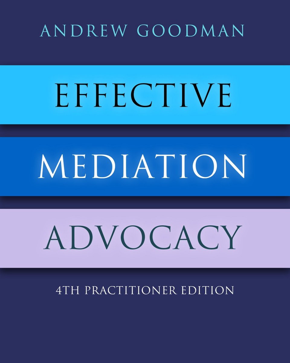 What can you learn from Effective Mediation Advocacy? See contents online 

ow.ly/w7OC50UWQC4 › products › effective-mediation-advocacy-fourth-practitioner-edition
