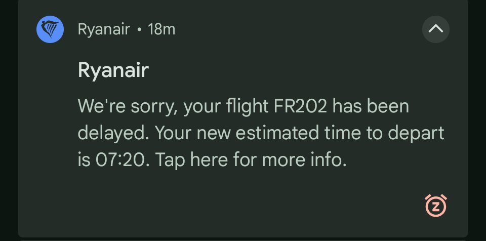 njohn0711's tweet photo. Ryanair flight delayed as always but today with technical difficulties and then refueling. Why Ryanair why?

Flight FR202 departure at 6:30 am from Dublin to London Stansted, now delayed by 1hr 30mins.

#ryanair #dublin
#london #delay #dublinairport #dublin #ireland #aviation https://t.co/SUHf683LwO