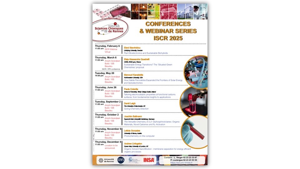 ISCR (@chimie_iscr) on Twitter photo 📢Find hereafter the conferences and webinars scheduled at #ISCR for the year 2025.
➡️iscr.univ-rennes.fr/iscr-2025-conf…
<a href="/CNRSchimie/">CNRS Chimie</a> <a href="/CNRS_dr17/">CNRS Bretagne et Pays de la Loire</a> <a href="/RennesUniv/">Université de Rennes</a> <a href="/ENSCR/">ENSCR</a> <a href="/INSA_Rennes/">INSA Rennes</a> 📢Find hereafter the conferences and webinars scheduled at #ISCR for the year 2025.
➡️iscr.univ-rennes.fr/iscr-2025-conf…
<a href="/CNRSchimie/">CNRS Chimie</a> <a href="/CNRS_dr17/">CNRS Bretagne et Pays de la Loire</a> <a href="/RennesUniv/">Université de Rennes</a> <a href="/ENSCR/">ENSCR</a> <a href="/INSA_Rennes/">INSA Rennes</a>