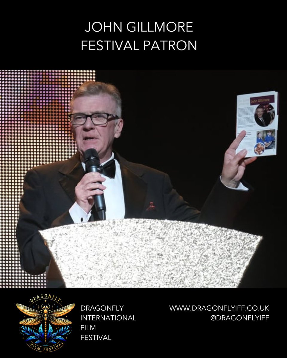 Dragonfly International Film Festival (@dragonflyiff) on Twitter photo We’re honoured to announce veteran BBC broadcaster <a href="/Gillylancs/">John Gillmore</a> as our Festival Patron.
A true champion of all things Lancashire, Gilly will be supporting us throughout the festival, and will also be hosting our Screening Event.
#dragonflyiff #shortfilmfestival #Lancashire We’re honoured to announce veteran BBC broadcaster <a href="/Gillylancs/">John Gillmore</a> as our Festival Patron.
A true champion of all things Lancashire, Gilly will be supporting us throughout the festival, and will also be hosting our Screening Event.
#dragonflyiff #shortfilmfestival #Lancashire