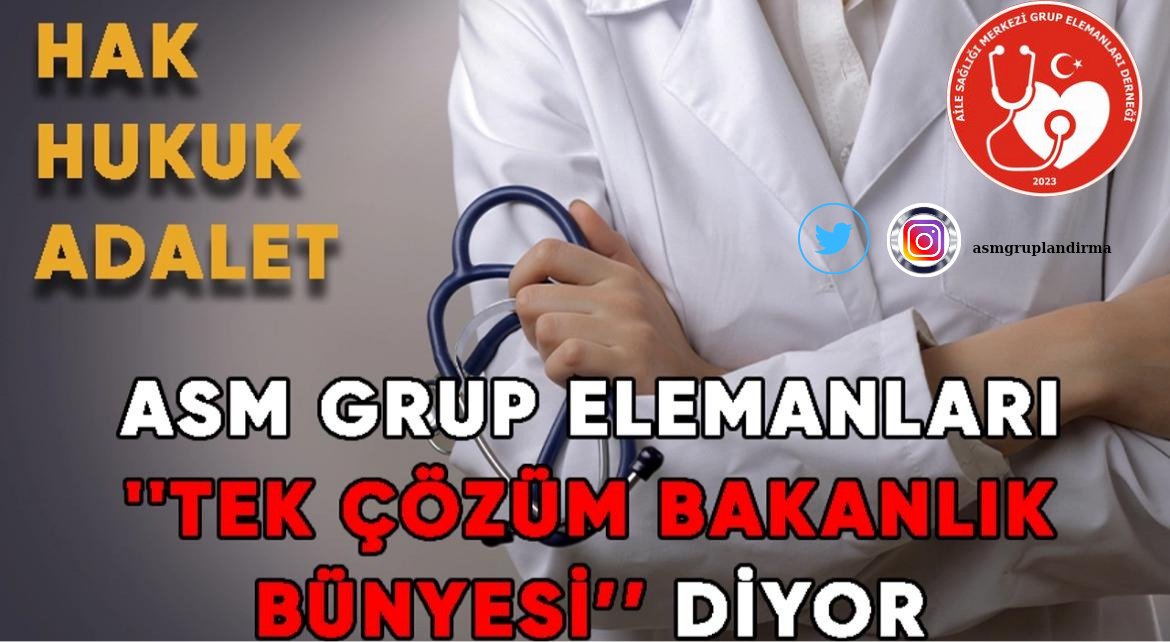 Aile Sağlığı Merkezi grup elemanlarının, verdikleri emekler göz ardı edilmemeli. Daha iyi koşullar, daha iyi hizmet demektir!

#GrupElemanlarıGüvencesiz