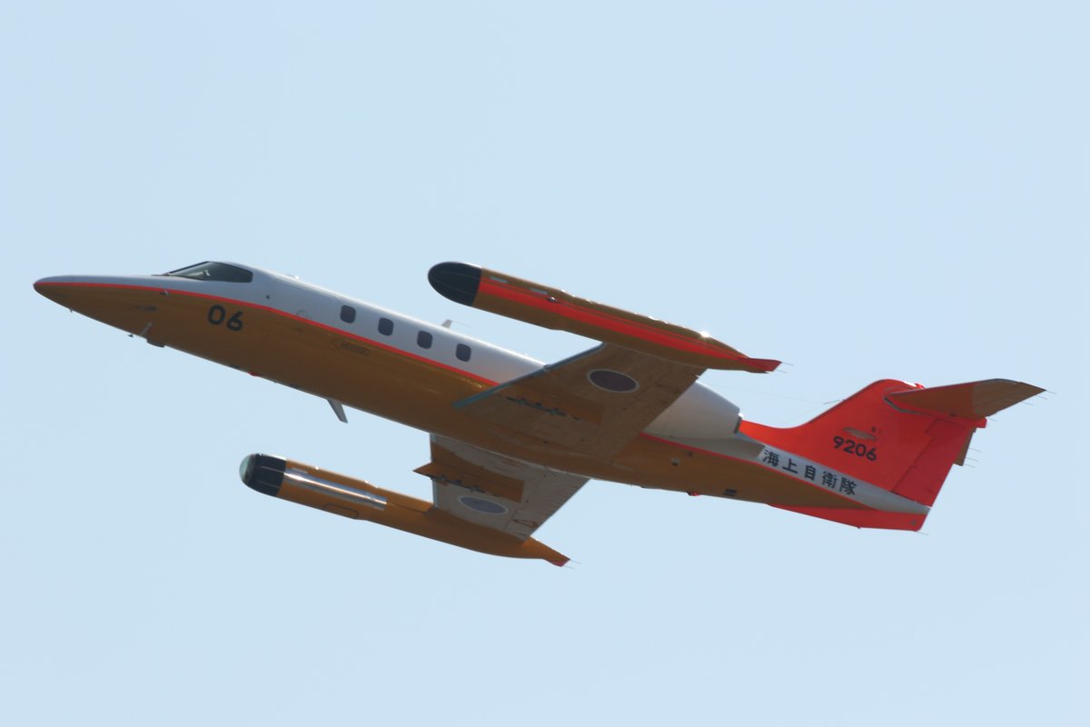 YS847's tweet image. 3/10 AM10:25　RWY02　U-36A #06
ラストフライトだったらしいです
長い間、お疲れ様でした!

#岩国基地 #U36 #海上自衛隊