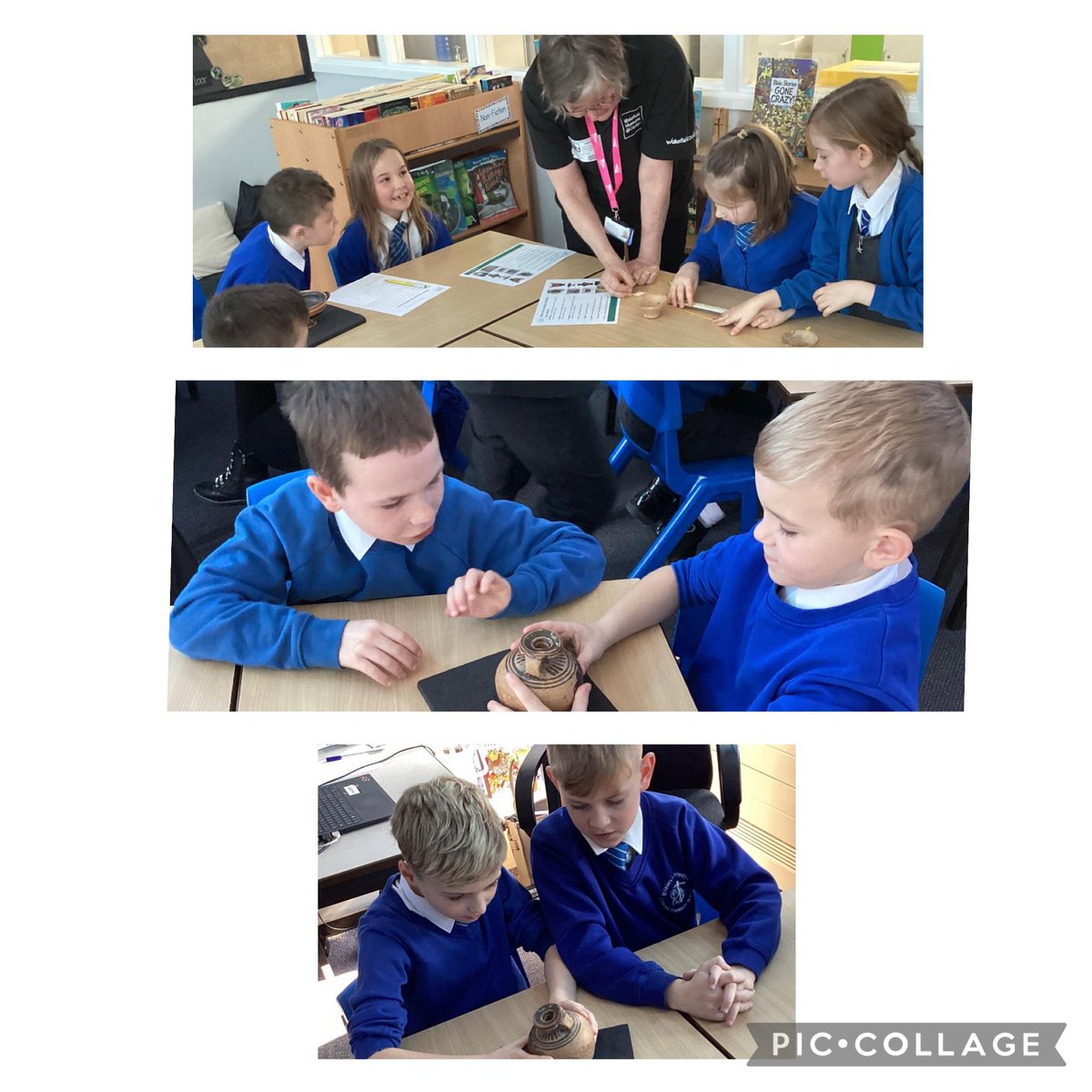 St Helen’s CE Primary School (@sthelceprimary) on Twitter photo Year 4 have enjoyed a <a href="/WFMuseums/">Wakefield Museums & Castles</a> workshop about Ancient Greeks. Children were hands on with the resources shared! Lots of awe and wonder!
#lookingforwardinfaith Year 4 have enjoyed a <a href="/WFMuseums/">Wakefield Museums & Castles</a> workshop about Ancient Greeks. Children were hands on with the resources shared! Lots of awe and wonder!
#lookingforwardinfaith