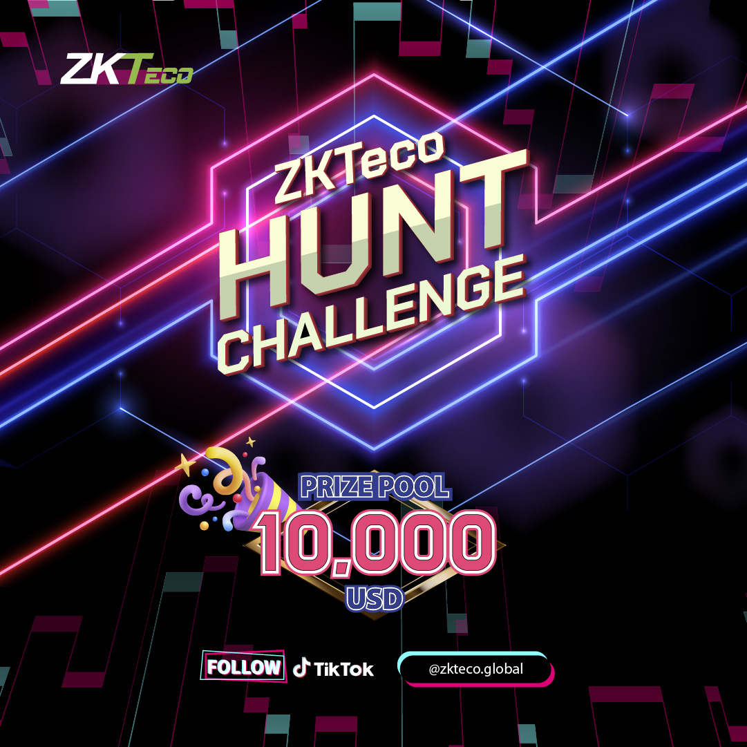 🎉Get ready to showcase your creativity on TikTok and stand a chance to win big prizes totaling up to USD10,000!🎁

Make sure to follow us on TikTok and stay tuned for more details. the event will kick off on March 19, 2025!

Follow us on TikTok: tiktok.com/@zkteco.global