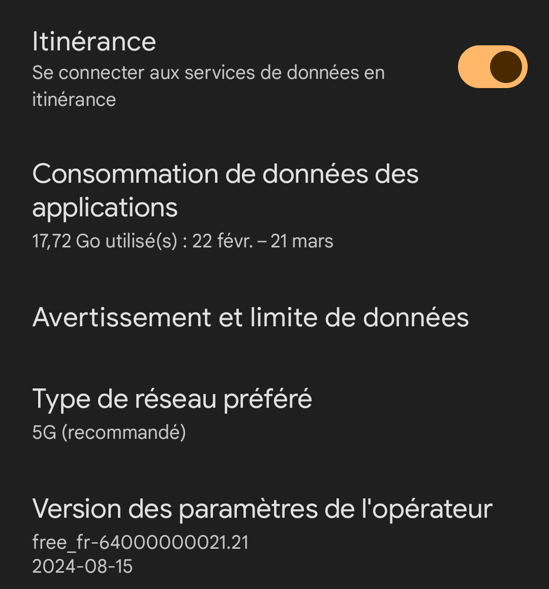 Coillot29's tweet photo. @401httperror @TiinoX83 Hello Davy,
C'est une bonne nouvelle :)
Tu as uniquement eu la mise à jour mensuelle de sécurité ?
Tu as des infos sur la version des paramètres opérateurs (accessible dans les paramètres de ta SIM) ? https://t.co/Q6Q4BC1FKb