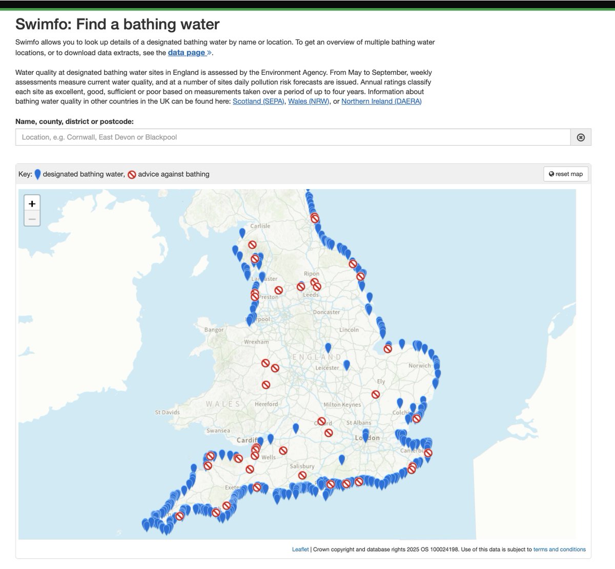 England current has just 13 stretches of inland river designated as bathing water.

Under govt's new proposals not one of them would have been designated, every single application would have been rejected.

This morning all of the current river bathing spots in England are