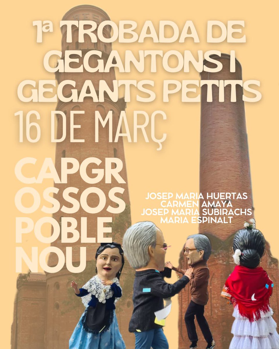 Capgrossos del Poble Nou tweet media
