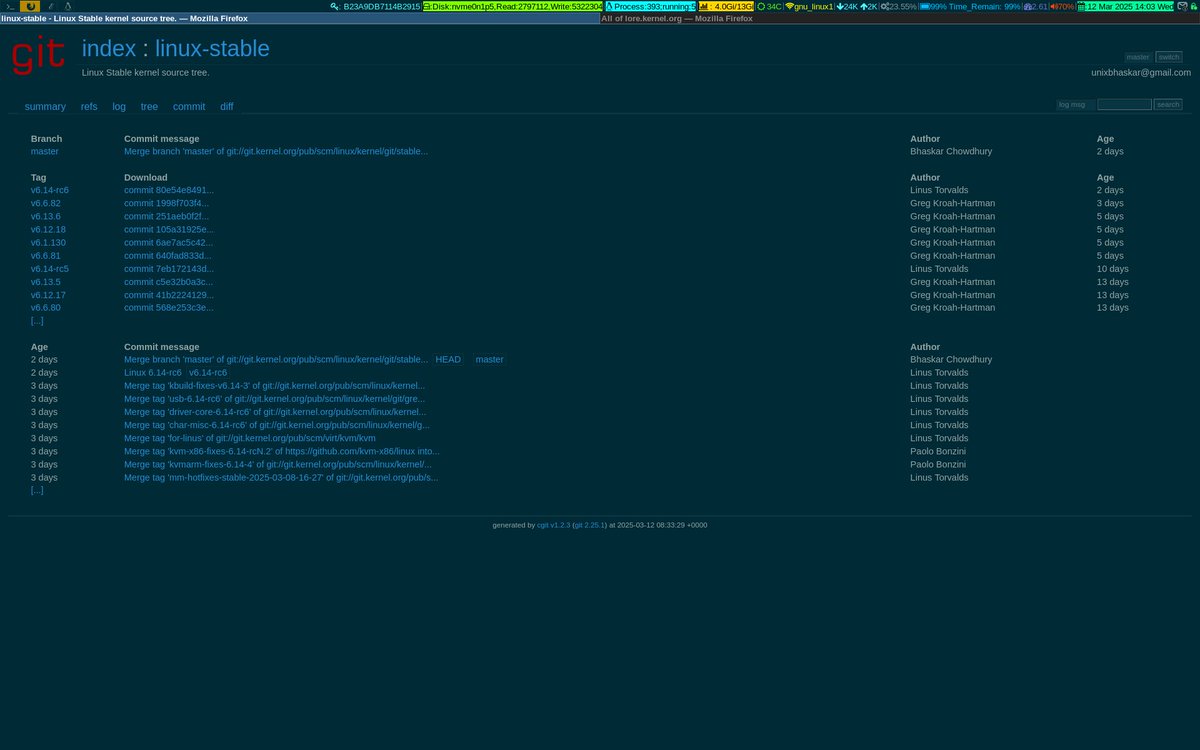 unixbhaskar's tweet image. A quick round of important places .....show off .... You know, I am good at it 😜🤣

#cgit #linuxadmin #opensourcedevelopment #linux #operatingsystem
