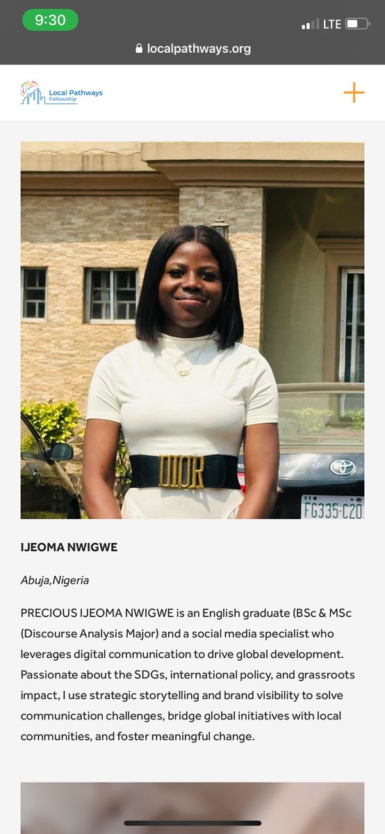 precy_oma's tweet image. It&apos;s an honor to join the #LocalPathways Fellowship for its 2025 cohort by @SDSNYouth, along with 124 young urban leaders who will champion pathways and solutions for sustainable development in their cities. 
Learn more about the program and the fellows at localpathways.org