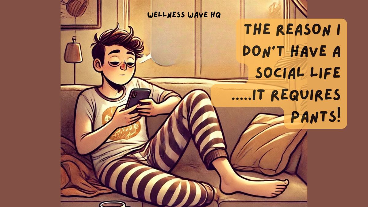 WellnessWave_HQ's tweet image. Having a social life sounds great—until you realize it requires pants. 😂 Who else relates?
#IntrovertMood #ChronicPainHumor #WellnessWaveHQ