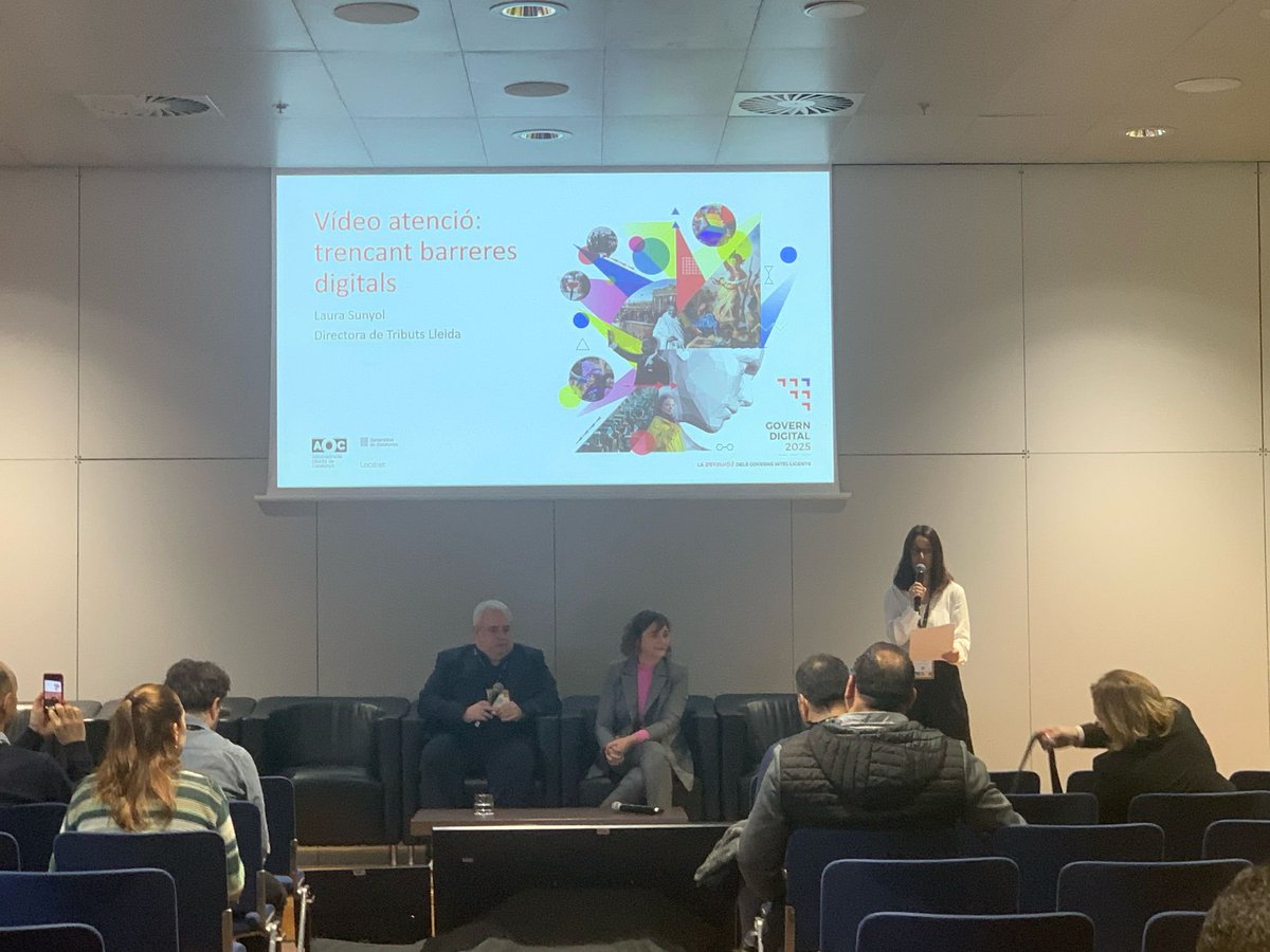 AOC (@consorciaoc) on Twitter photo Inaugurem la Sala B del #CGD2025 amb la sessió "Vídeo atenció: trencant barreres digitals", centrada en drets digitals i capacitació, serveis centrats en les persones
🗣️Amb <a href="/lsunyol/">Laura Sunyol Bert</a> i <a href="/jordiribalts/">Jordi Ribalta</a> Inaugurem la Sala B del #CGD2025 amb la sessió "Vídeo atenció: trencant barreres digitals", centrada en drets digitals i capacitació, serveis centrats en les persones
🗣️Amb <a href="/lsunyol/">Laura Sunyol Bert</a> i <a href="/jordiribalts/">Jordi Ribalta</a>