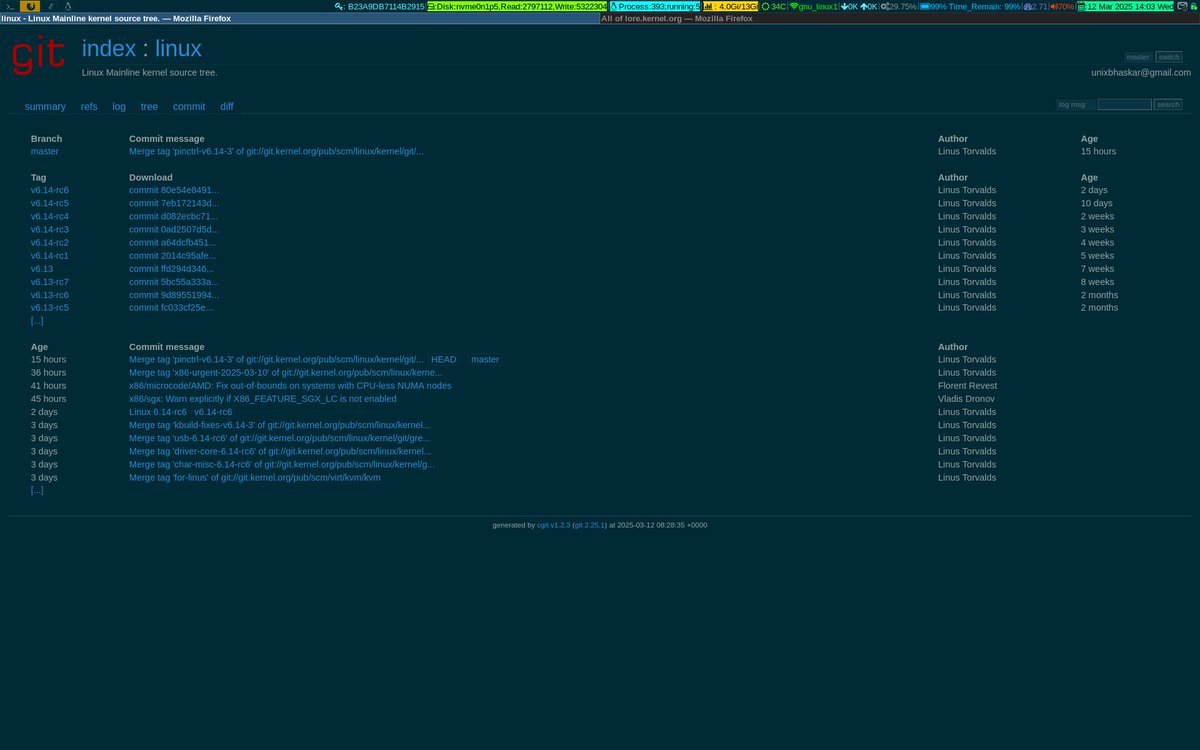 unixbhaskar's tweet image. A quick round of important places .....show off .... You know, I am good at it 😜🤣

#cgit #linuxadmin #opensourcedevelopment #linux #operatingsystem