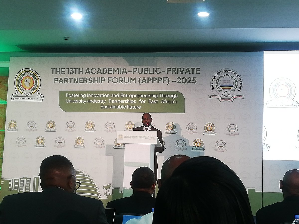 Happy to attend the 13th Academia-Public-Private Partnership Forum (APPPF) - 2025. Organized in Kigali by the IUCEA@iucea_info from 12th to 14th March 2025 <a href="/Uni_Rwanda/">University of Rwanda</a> <a href="/urcst/">UR-CST</a>