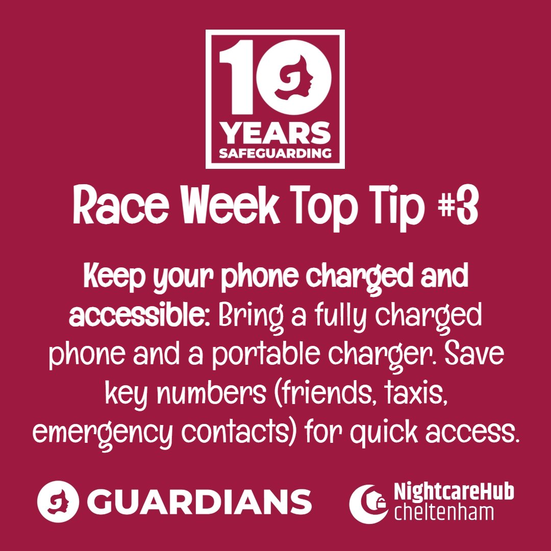 Out in #Cheltenham tonight? Your phone can be a lifeline if things don't go to plan. Make sure it's fully charged before you go out and carry a discreet portable charger if you can. Are your ICE contacts set up and accessible in an emergency?

#CheltenhamFestival #IndiaProtocol