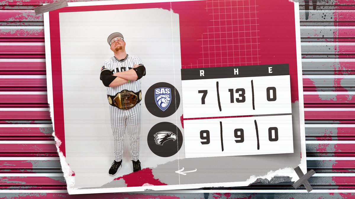 FINAL: @ecEagleBaseball wins 9-7 against the Tigers in Florida! #d3baseball 

⚾️<a href="/drewlenz26/">Drew Lenz</a> 6.2 IP, 5 Ks, earns the win
⚾️Tor earns the save
⚾️<a href="/RyanTHarris43/">Ryan Harris</a> 2-for-3, 2 RBIs
⚾️@colbydavs_24 2-for-4
⚾️@dbentivegna, <a href="/haydenhellenbr3/">Hayden Hellenbrand</a>, <a href="/DominicLee23/">Dominic Lee</a> 2 RBIs

EC now 1-4