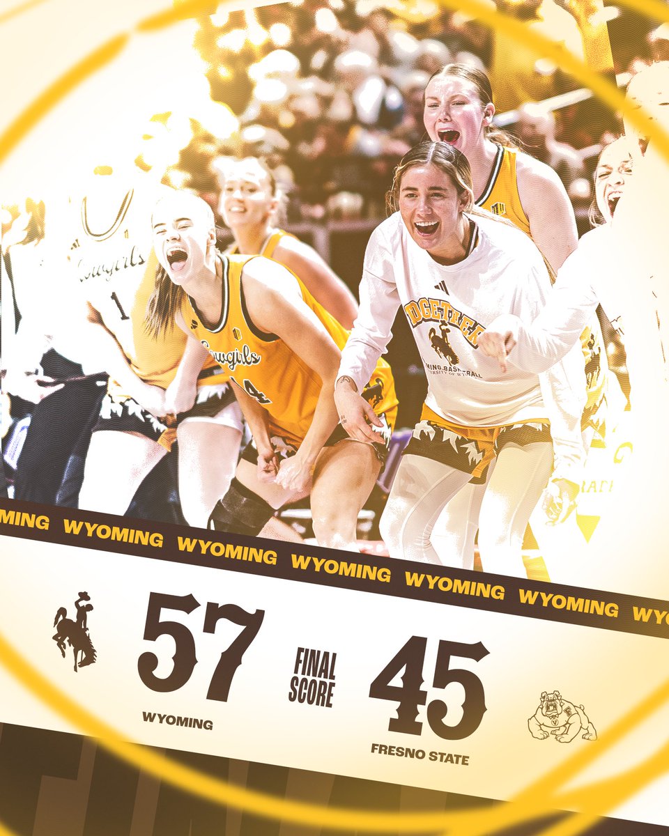 Wyoming Cowgirl Basketball (@wyo_wbb) on Twitter photo Say it with us⦠We. Are. Not. Done. Yet!
Together Wednesday night for the 2025 <a href="/MountainWest/">Mountain West</a> Championship π€ β¨ Say it with usβ¦ We. Are. Not. Done. Yet!
Together Wednesday night for the 2025 <a href="/MountainWest/">Mountain West</a> Championship π€ β¨