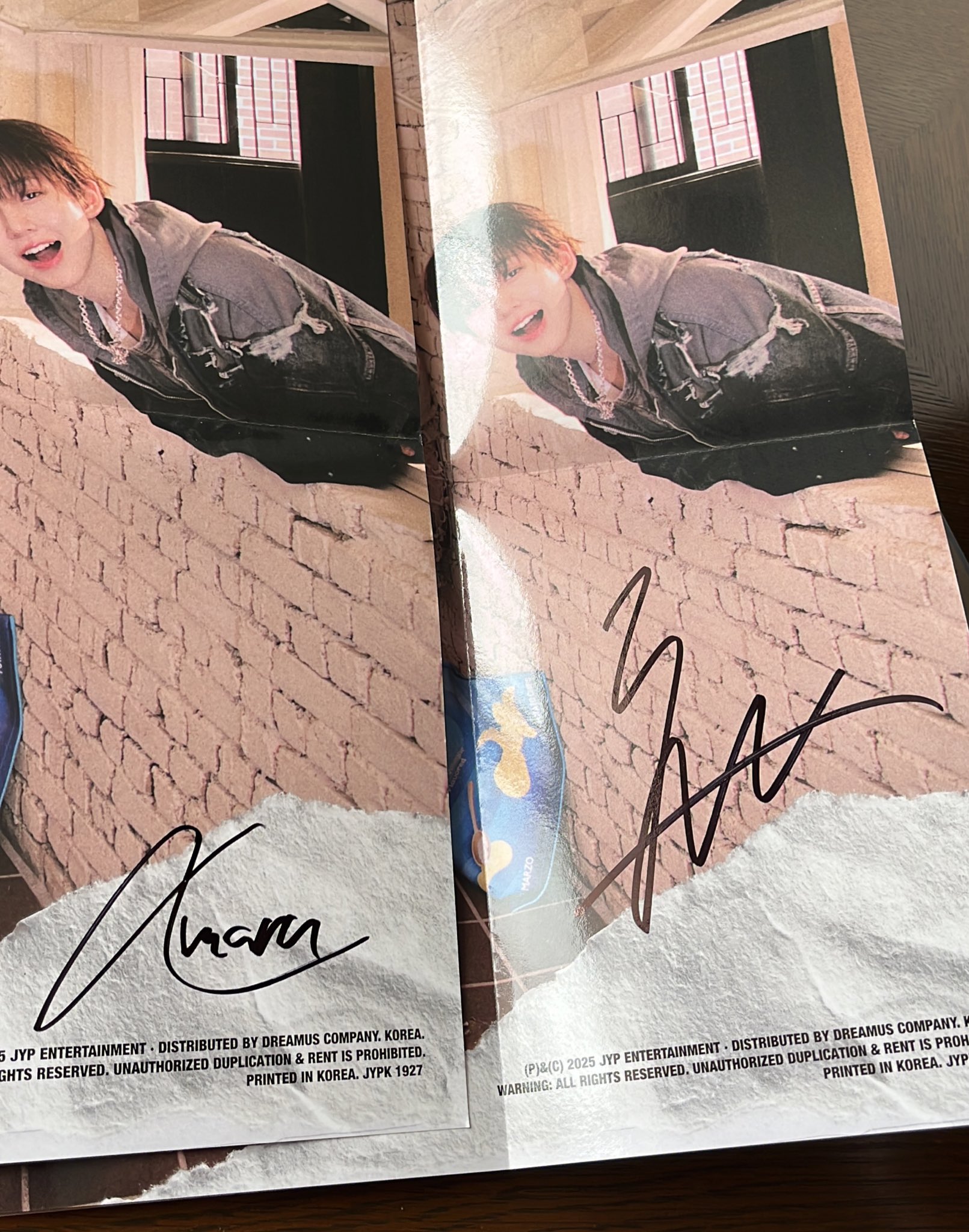 kickflip ケイジュ直筆サインポスター