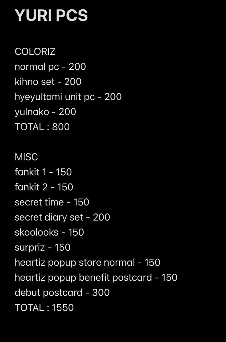 joyulcart's tweet photo. wts lfb — jo yuri pcs

— sold per set
— misc can be tingi 
— 3 days reservation, if set pwede longer dop 
— mop : gcash 
— mod : ggx or sdd 
— some have dents and minor scratches https://t.co/NzSs04K4EA