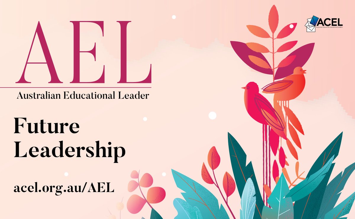 AEL ‘Future Leaders’ is out now! 🎉 With lead articles written by Professor Fenwick W. English, Professor David Gurr, Nada Jarni, Dr Adam Taylor, Professor Tanya Fitzgerald and Dr Wei Zhang.
Learn more at: acel.org.au/ACEL/ACELWEB/P…