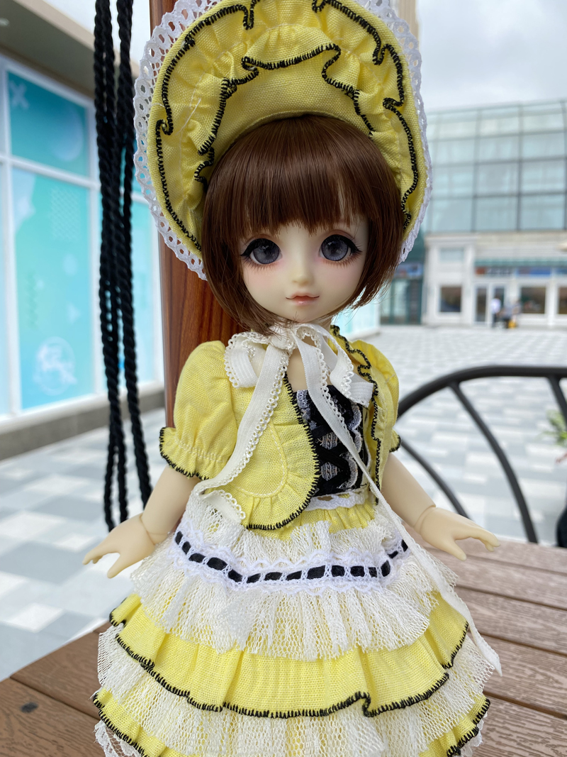 幼SDスーパードルフィー服のご紹介！
イエローが目をひくメイドドレスセット👗

shop.dollcoll.com/items/101154073

#幼SD #スーパードルフィー #ドール服 #ハンドメイド好きさんと繋がりたい