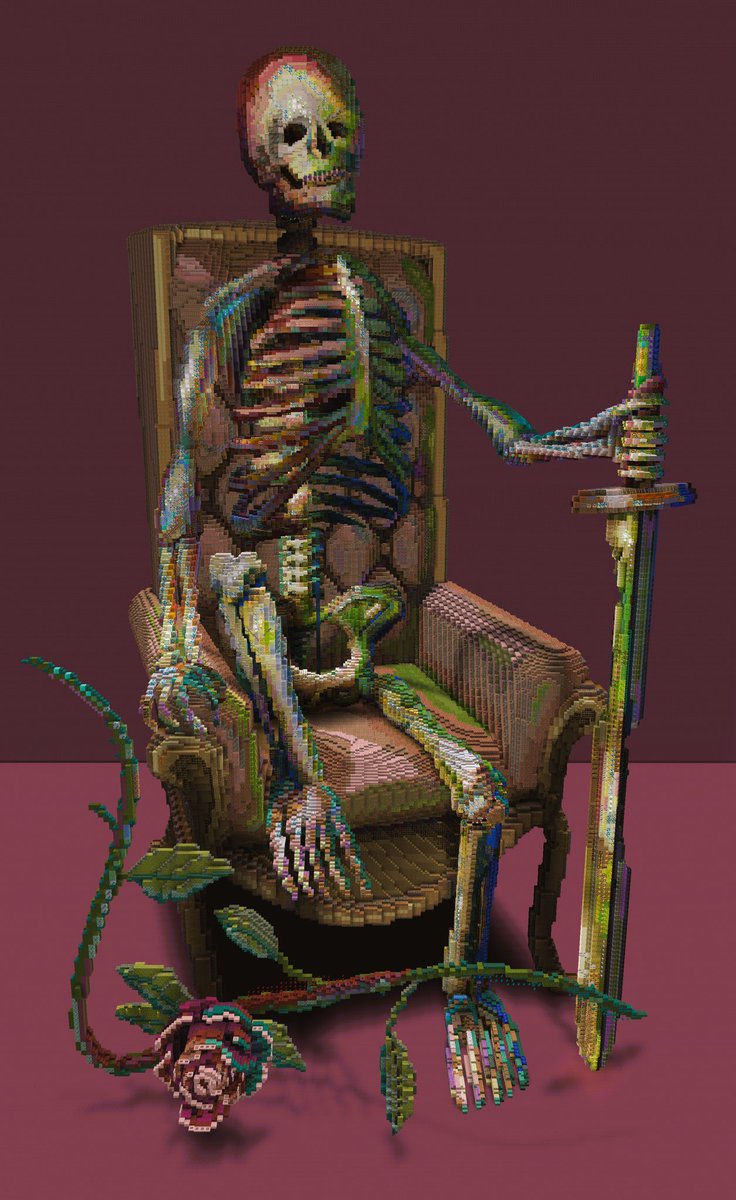 テーマ象徴的 
見られるという状況を色で表現してみました。
#minecraft建築コミュ #Minecraftbuilds #Minecraft