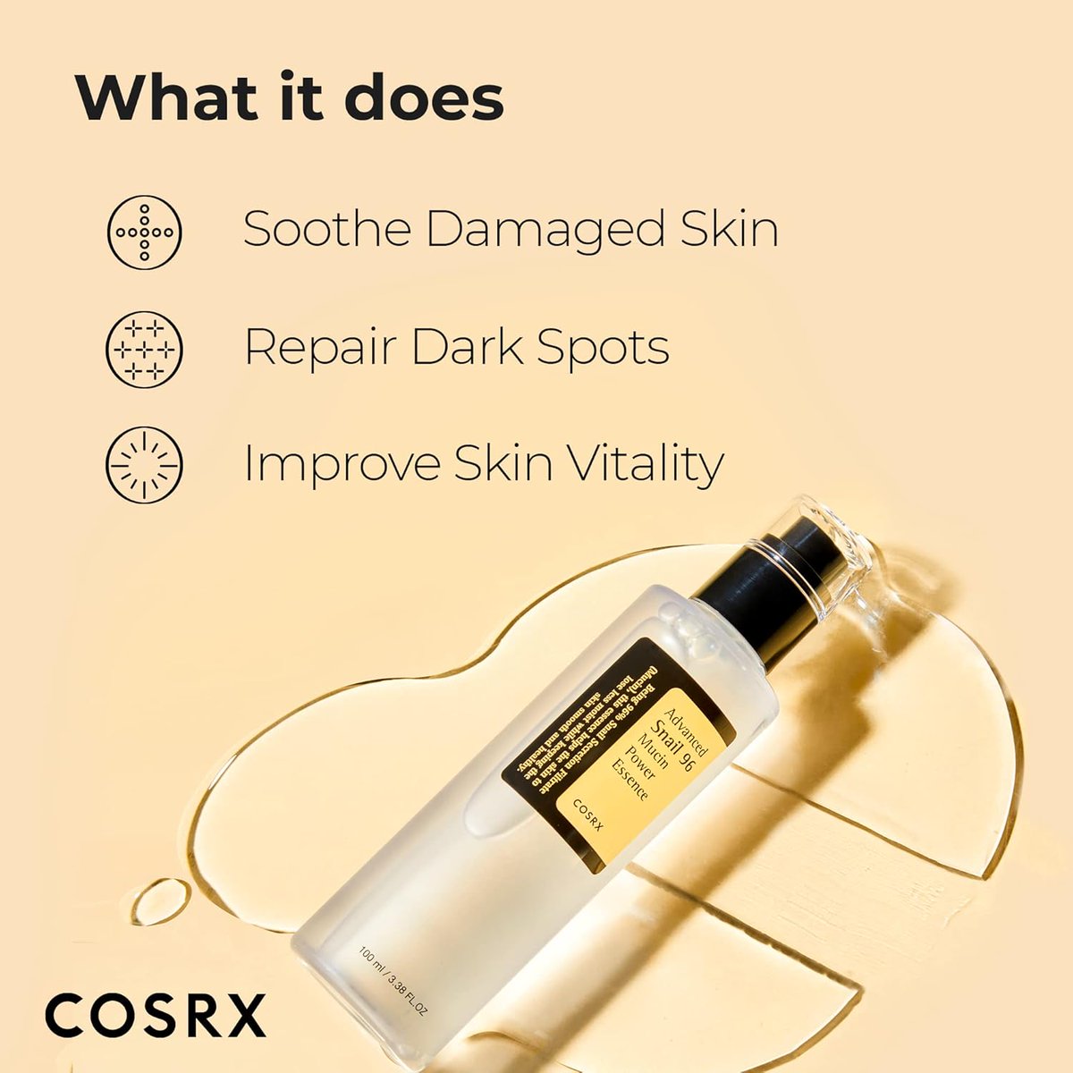 LifeLabelMusic's tweet image. COSRX Snail Mucin 96% Power Repairing Essence 3.38 fl.oz 100ml, Hydrating Serum for Face with Snail Secretion Filtrate for Dull

Affiliate Link
Click the Link Buy Products
Link - amzn.to/4ineDJE

#Abhisha #AbhishaFam #AbhishekMalhan #ManishaRani   #abhiya #faceserum