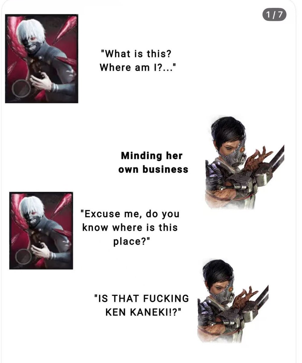 You know she’s gonna be ghouling when she sees him