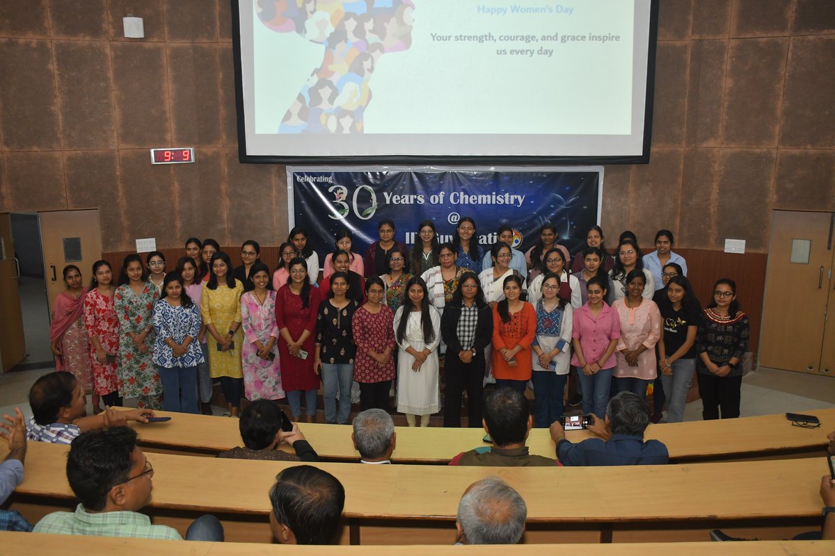 IITGChem's tweet image. International Women's Day celebration on March 8th at the Department of chemistry, IIT Guwahati
@IITGuwahati @uttam_manna @DebasisMannaCH @adityanpanda @kalishankar4 @mq_iitg