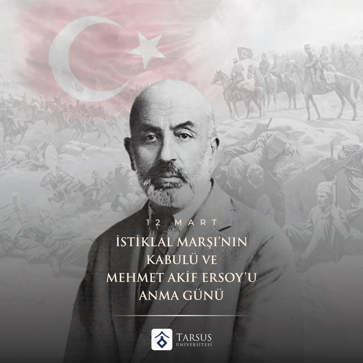 Bağımsızlığımızın Sembolü İstiklal Marşımızın Kabulünün 104. Yıl Dönümünü Gururla Kutluyoruz 🇹🇷

Gazi Mustafa Kemal Atatürk başta olmak üzere Milli Mücadele kahramanlarımızı;  milletimizin vatan ve istiklal sevgisini, milli mücadele ruhunu mısralarına taşıyarak ölümsüzleştiren