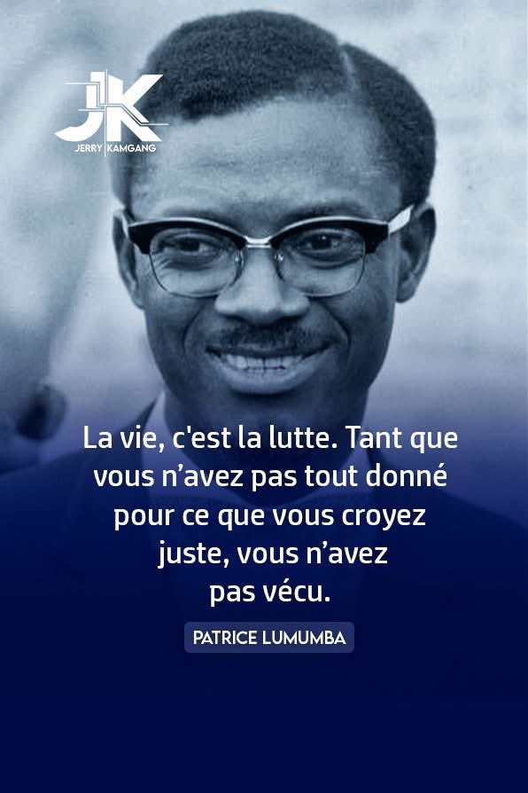 NELLYTSHELAMUT's tweet image. “La vie, c’est la lutte. ✊🏽Tant que vous n’avez pas tout donné pour ce que vous croyez juste, vous n’avez pas vécu.” 
Patrice Lumumba

#Vivre, ce n’est pas simplement exister ou suivre le cours des événements. 
Vivre c’est  se lever, défendre ses valeurs, et œuvrer pour ce qui