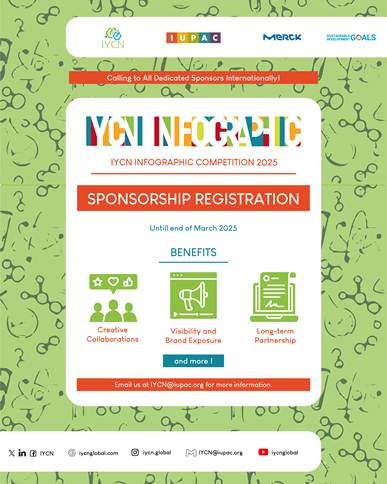 Reminder: IYCN is proud to be launching the new and improved Outreach Competition: Infographics on Green and Sustainable Chemistry.