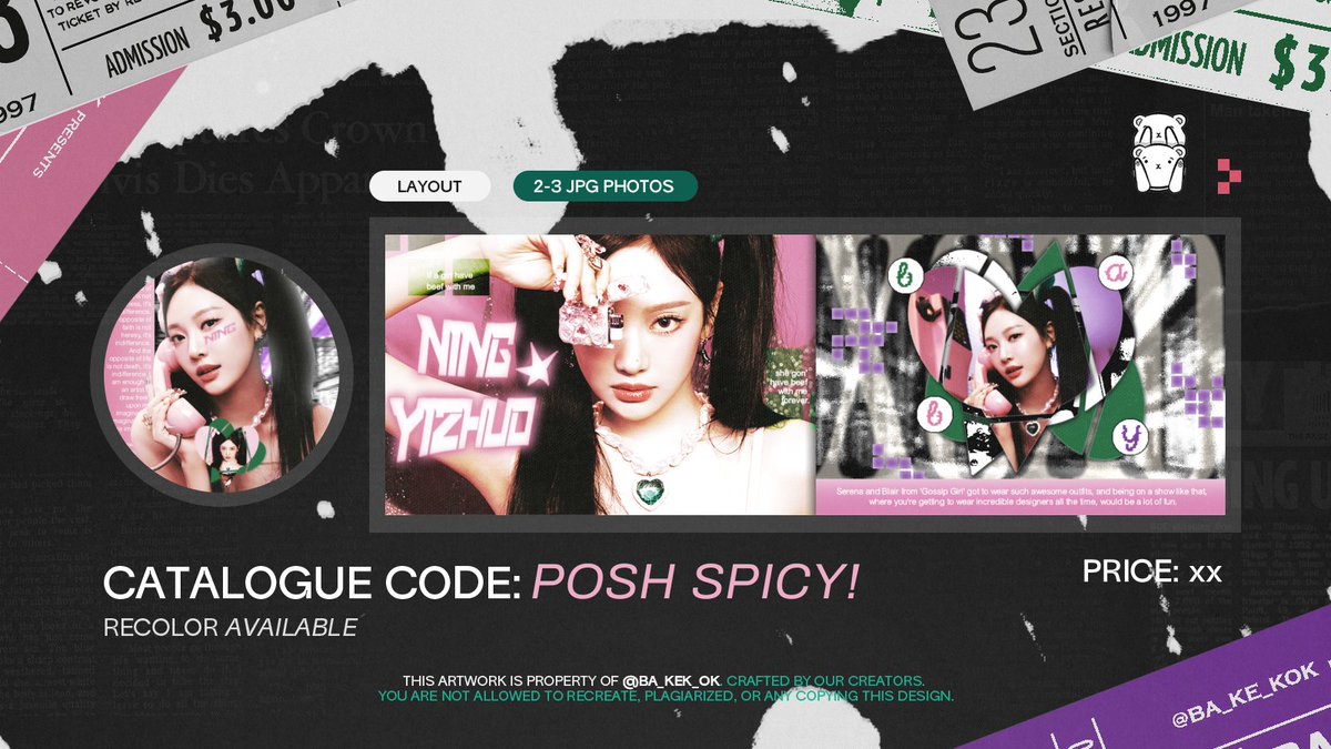 any interactions are appreciated! thx <3

karna mau ngurangin katalog, aku mau jual katalogku (used template) dibawah ini yaw.

☆ khusus bundle: captures, la fleur cachée, &amp; wondermood, take 3 ini cuma 400K aja. sisanya harga normal yaa!

layout #zonauang