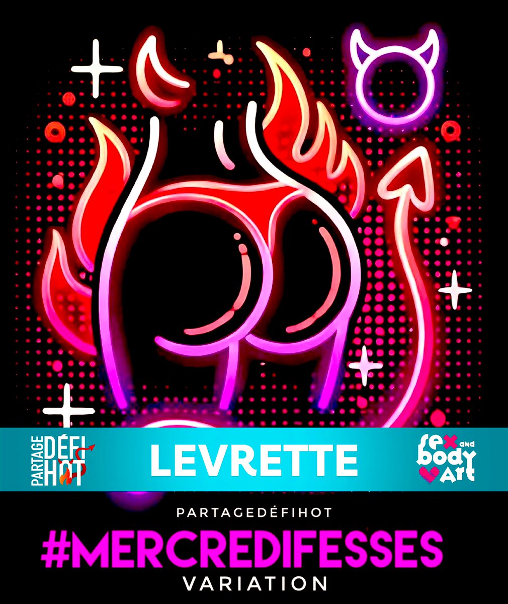 🚨 DÉFI #MercrediFessesVariation ! 
En collaboration avec <a href="/Body_Art_be_fr/">Sex and Body Art 😏</a> 

Thème de ce #MercrediFesses : LEVRETTE
Que ce soit en solo, bien cambré(e), ou à deux

Partage ta plus belle photo sous ce post et envoûte la TL ! 

🥇 Résultats ce soir :
❤️ La photo la plus likée
🗣️
