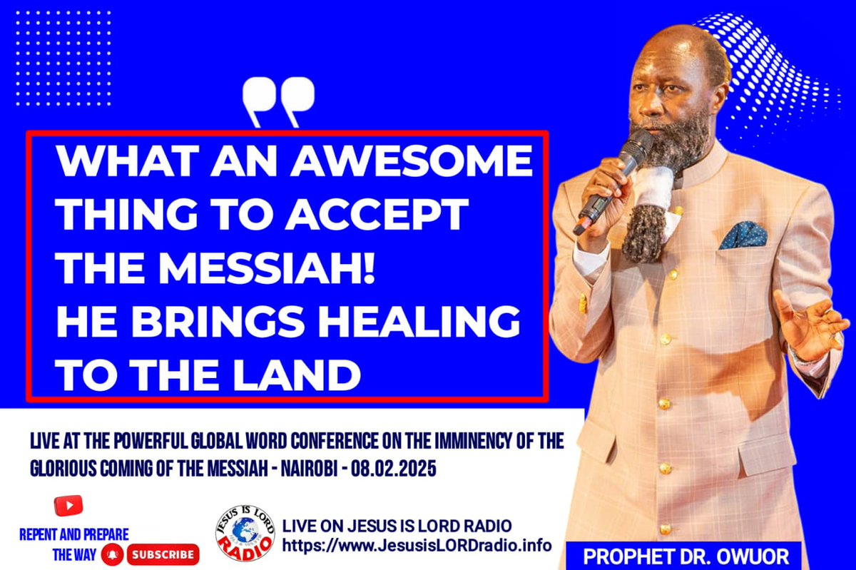 THE COMING KINGDOM OF GOD:

1.The Kingdom of GOD will endure forever 

2.The Kingdom of GOD will not need an earthly effort 

3.That prophecy is reliable, dependable, trustworthy and credible_if you invest your life on it, you will never be put to shame #RevivalTrainMovement