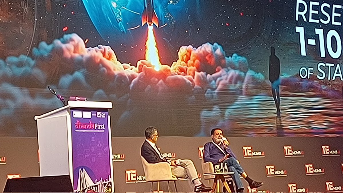 Founders should respect capital: Use it wisely 

Have a mentor
Once you grow to a size, get operating people
Set good standard in reporting to the board

<a href="/TVMohandasPai/">Mohandas Pai</a> with <a href="/ranuvohra/">Ranu Vohra</a> 

<a href="/TiEMumbai/">TiE Mumbai</a> #tieconmumbai2025