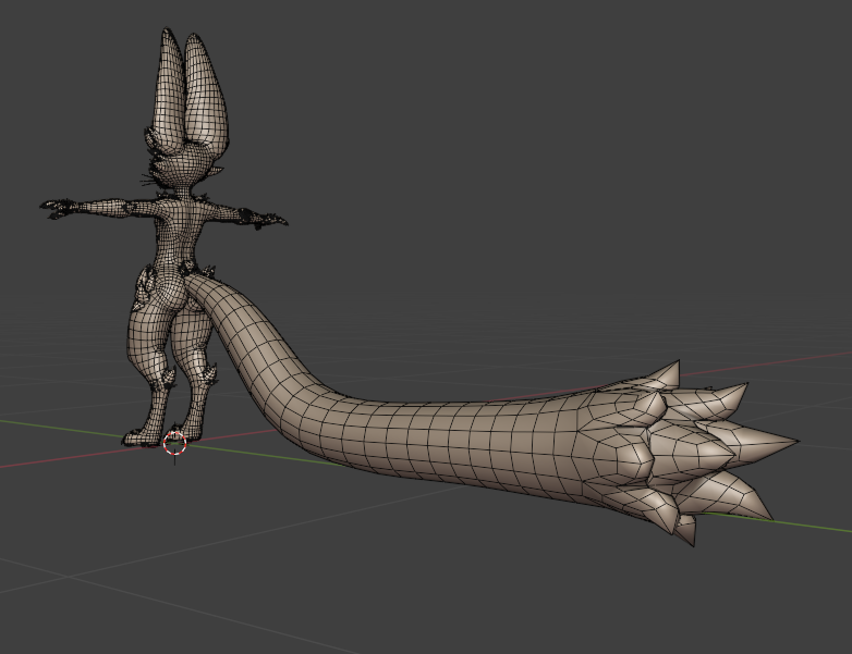 SpottedUlma's tweet photo. New Tails?? #Capkin #Vrchat #Avatar #Furry #Blender Many new things planned...keep tuned https://t.co/Mgv2wWftU7