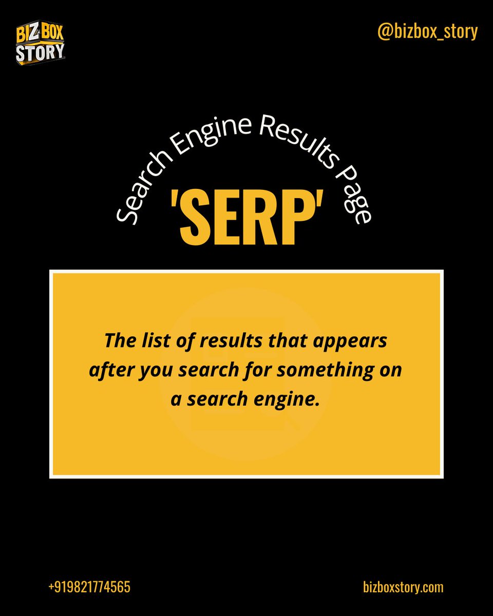 BizBox_Story's tweet image. Want your brand to appear at the top of SERPs? Let BizBox Story craft a winning SEO strategy for you! 

#bizboxstory #serp #searchengineresults #seo #digitalmarketingtips #socialmediatips #engagementboost #growyourreach #digitalmarketing #socialmediamarketing #facebookmarketing