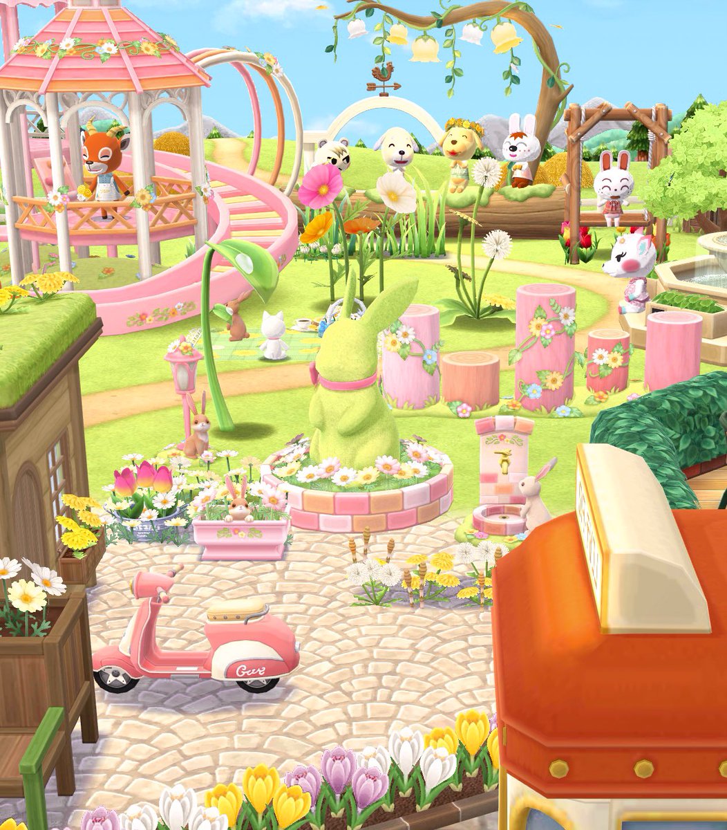 うさぎこうえん🐰ˊ˗

#ポケ森コンプリート 
#ポケ森レイアウト