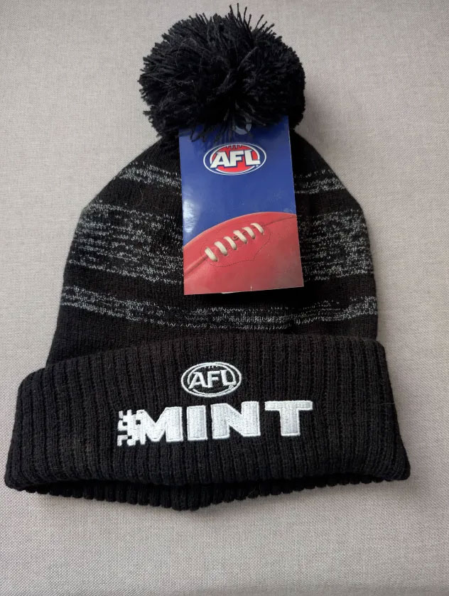 🧢🔥 AFL Mint Beanie Giveaway! 🔥🧢

Winter is coming, and we’ve got 3 #AFL Mint Beanies up for grabs! ❄️ Stay warm and rep AFL Mint in style—enter in Discord now!

🎟️ The more points, the more entries!

Don’t sleep on this one, legends! Get in before it’s too late. ⏳