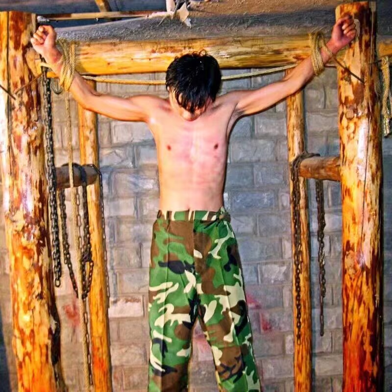 好喜欢这几幅图,想看原视频,好像是0几年的时候的图,想玩这样的刑m,也想被倒吊起来农牛榨精