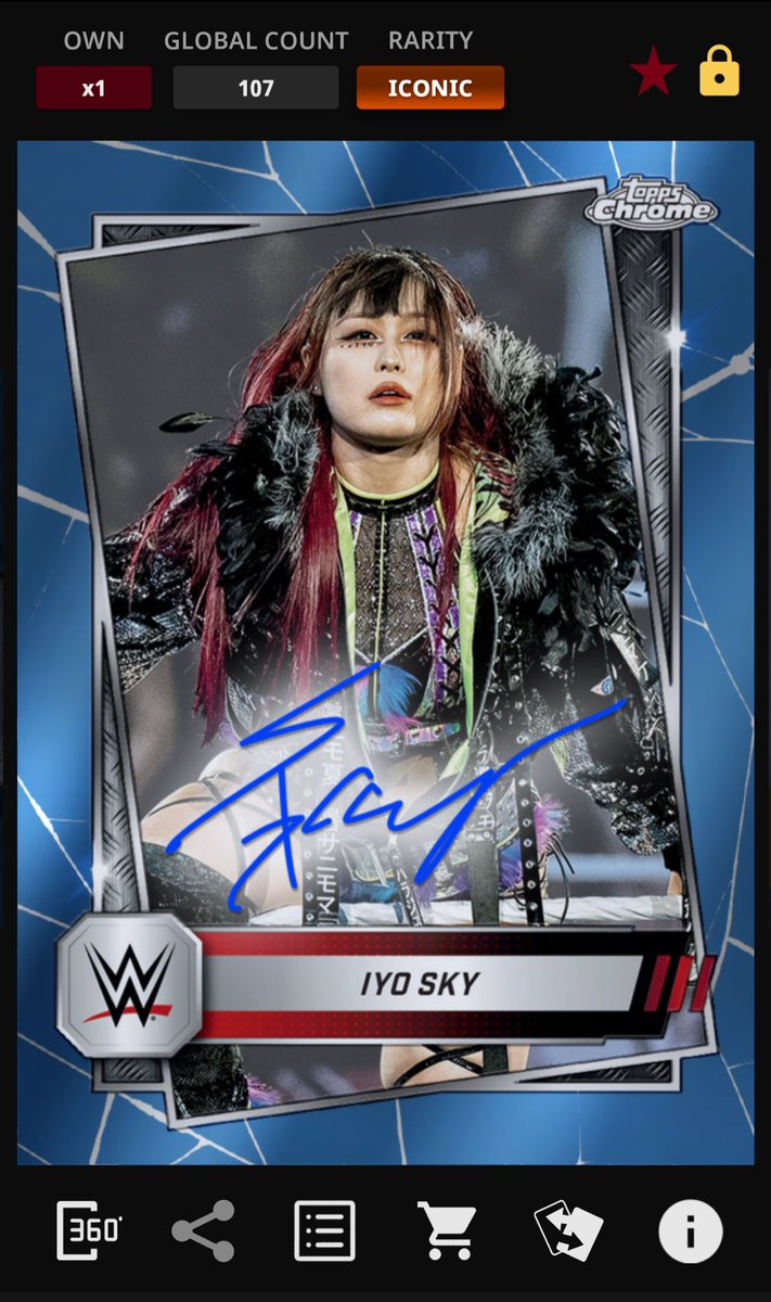 TwistedSKY97's tweet image. Iconic get. #WWESlam #ToppsWWESlam