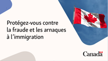 Ne soyez pas victime de fraudes et d’arnaques à l’immigration. Si c’est trop beau pour être vrai, ce l’est probablement! Notre site Web est l’unique source officielle d’information sur les programmes et les services d’IRCC : ow.ly/meyk50Vgcng #MPF2025