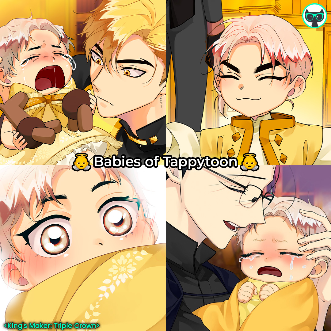 Tappy_toon's tweet photo. Meet some of the new kids on the block! ✨

The epilogue of <Your Majesty, Please Spare Me This Time> has just concluded on #Tappytoon! Did you get to meet little Elly?
➡️https://t.co/4jnjnt5nqz

#Romance #AnotherChanceAtLife #Fantasy #ManhwaBabies #ManhwaRecommendation https://t.co/DetO9U64Of