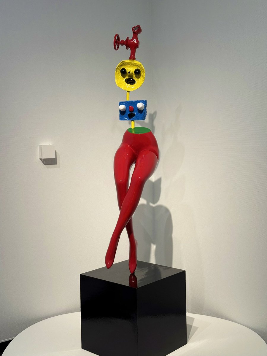 こんな作品もありました、上野の東京都美術館にて「逃避する少女」、ミロの作品です。
#ミロ展