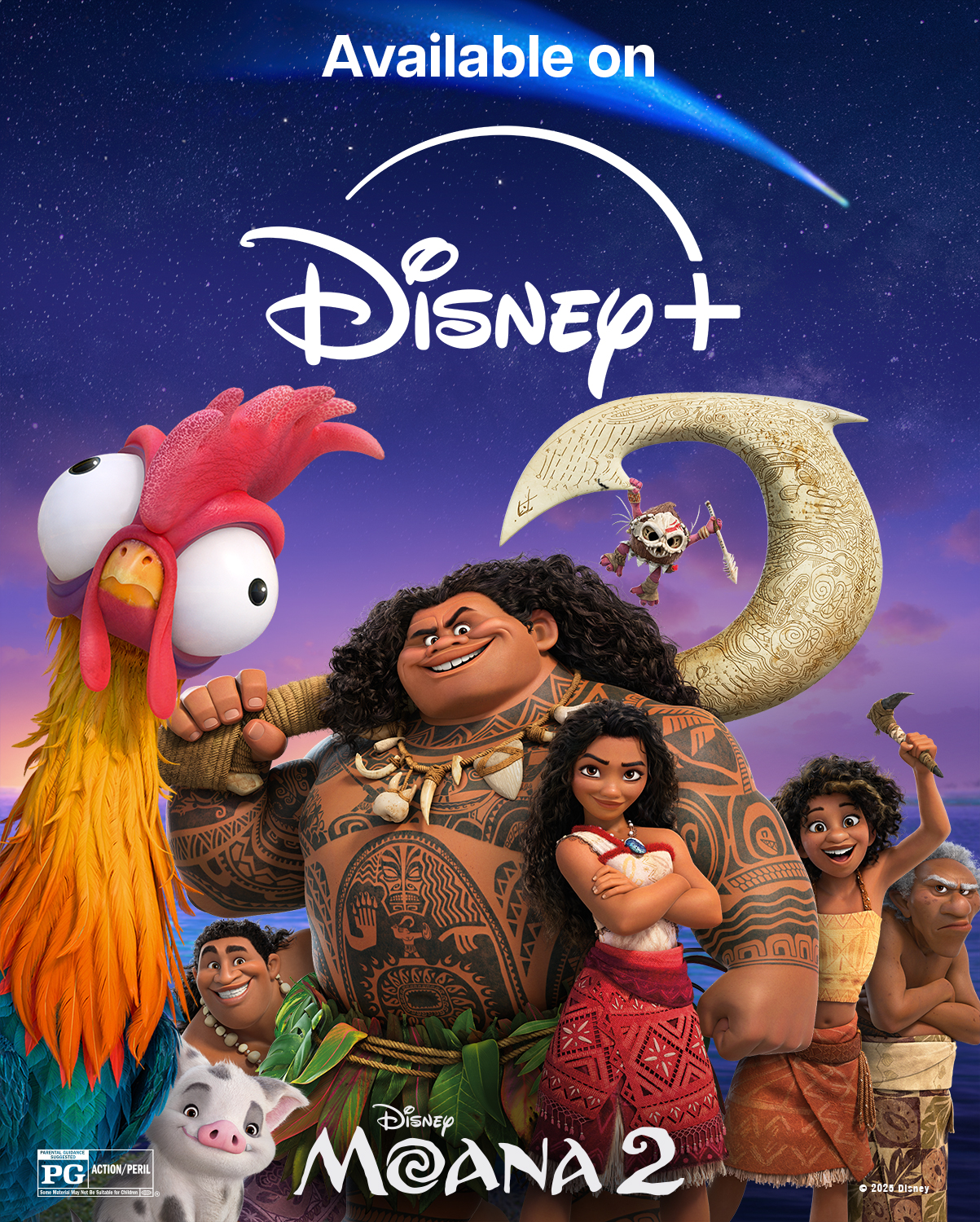 Vaiana 2 recensie op Disney Plus België