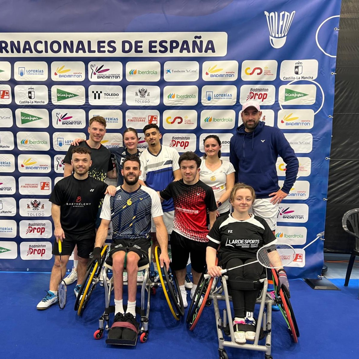 C’est parti pour le Spanish Para-badminton International I 🇪🇸

🇫🇷 9 Tricolores sont présents à Tolède !

⏩ Abdoullah AIT BELLA et Coraline BERGERON (n°83) ouvrent le bal face à la paire Wei Ming TAY 🇸🇬 / Sanjana KUMARI 🇮🇳 en double mixte SL3 - SU5