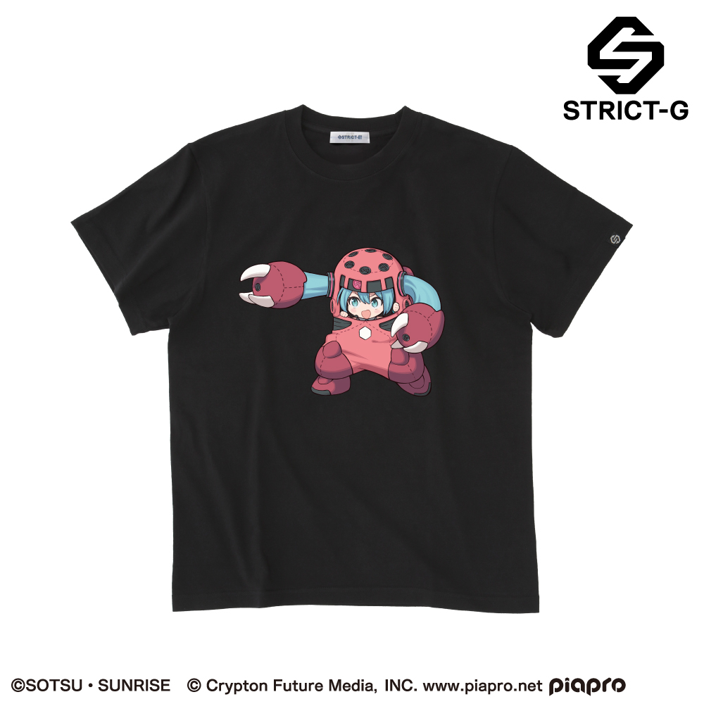L STRICT-G 初音ミク×ズゴック(シャア専用) Tシャツ ガンダム STRICT-G on X: