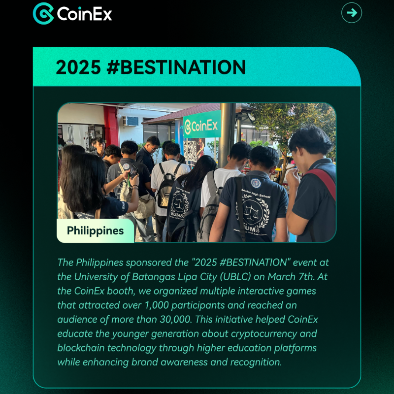coinexcom's tweet photo. 🌍✨ March was a whirlwind of excitement for #CoinEx as we hosted successful events across Japan, Philippines, Portugal &amp; Spain! 🎉 From engaging talks to vibrant communities, we’ve gained incredible awareness &amp; unforgettable memories. Relive the moments &amp; stay tuned for more! 🚀 https://t.co/nDLUH1m0aP